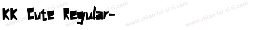 KK Cute Regular字体转换